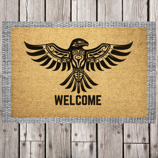 Personalized Thunderbird Doormat-Custom Door Mat-Native American South Western - FlooredByArt