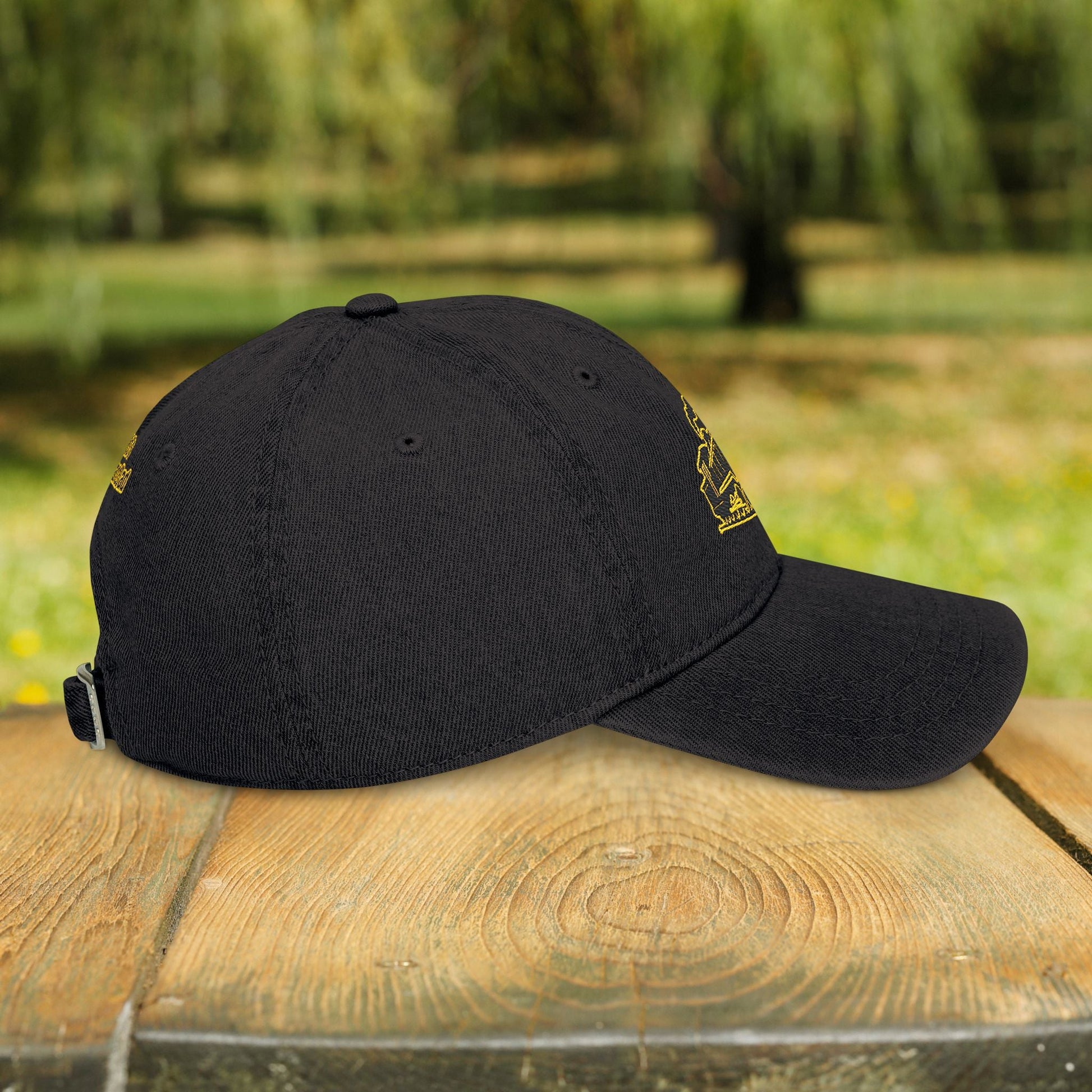 Personalized Train Dad Hat – Embroidered Steam Engine Gift - FlooredByArt