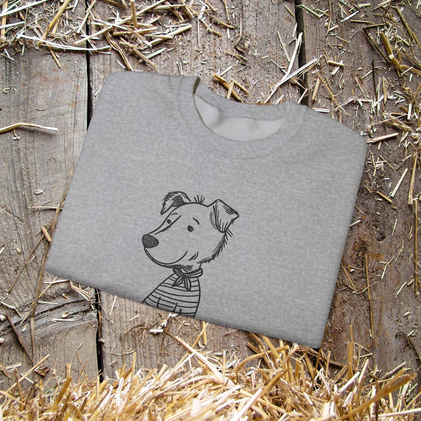 Simple Life Sweatshirt, The Joy of a Simple Life with Dogs, How To Be Happy Shirt - FlooredByArt