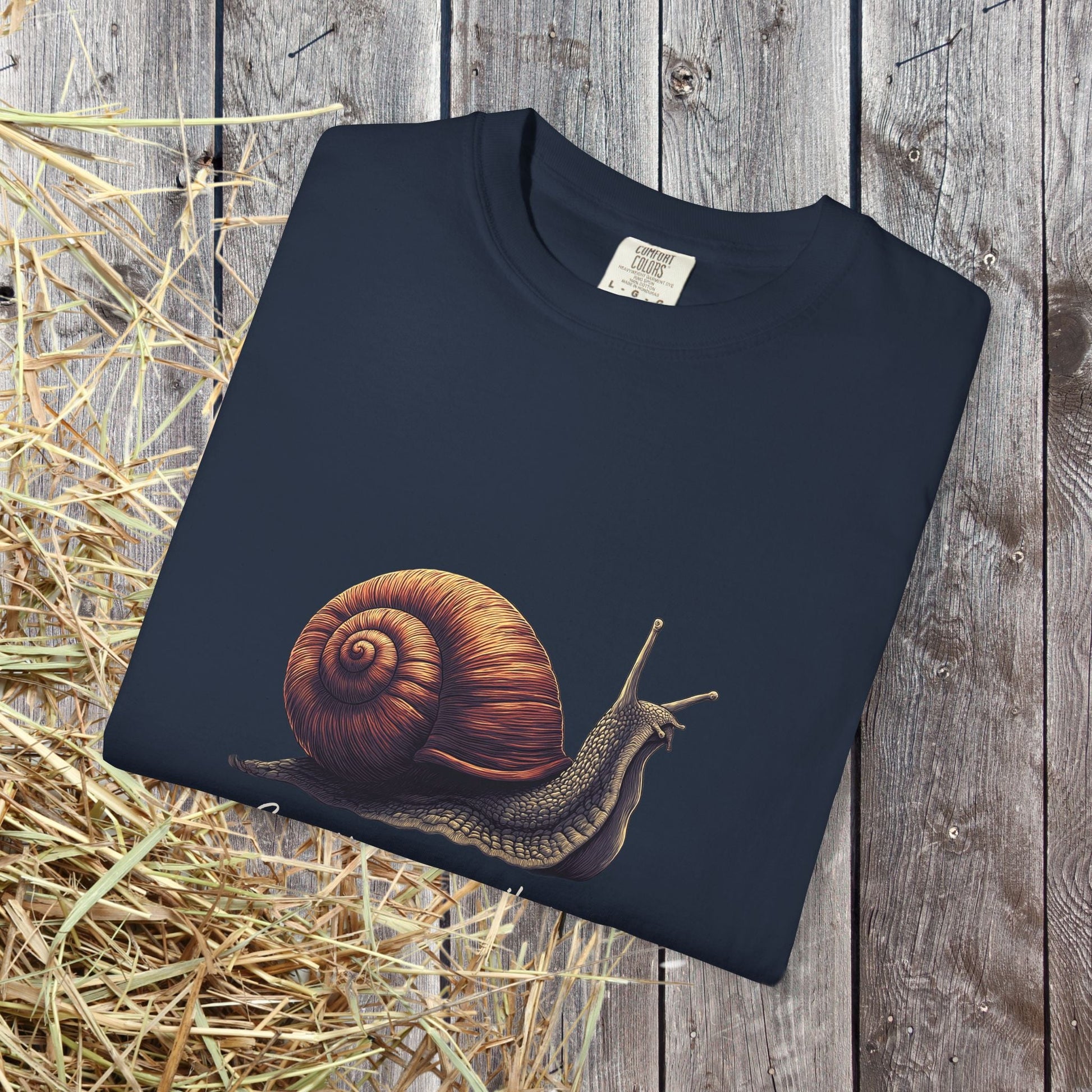 Sometimes a Snail Pace Wins the Game Shirt - Inspirational Snail Tee - FlooredByArt