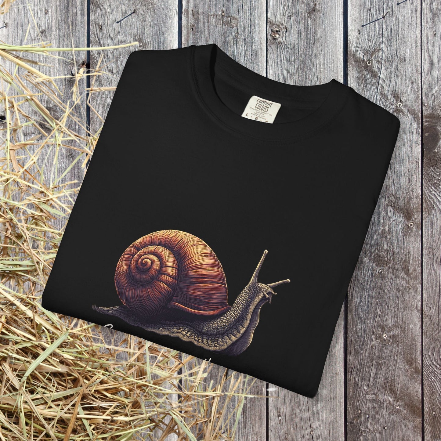 Sometimes a Snail Pace Wins the Game Shirt - Inspirational Snail Tee - FlooredByArt