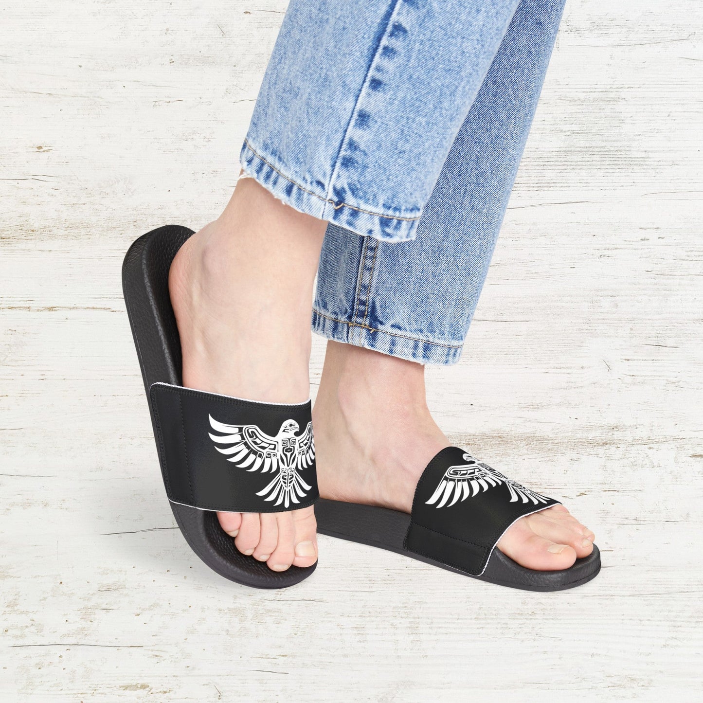 Thunderbird Eagle Sandals, Native American Totem Slip-on Shoes, Family Sizes, Trendy Western - FlooredByArt