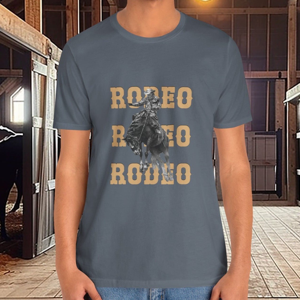 Vintage Rodeo Bronc Rider Shirt, Western Cowboy Shirt, Wild West Shirt - FlooredByArt