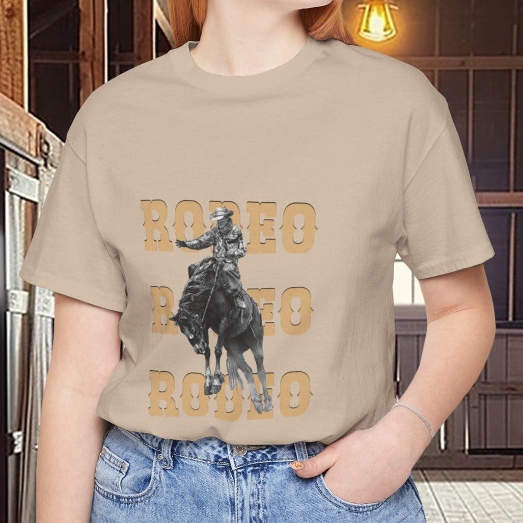 Vintage Rodeo Bronc Rider Shirt, Western Cowboy Shirt, Wild West Shirt - FlooredByArt