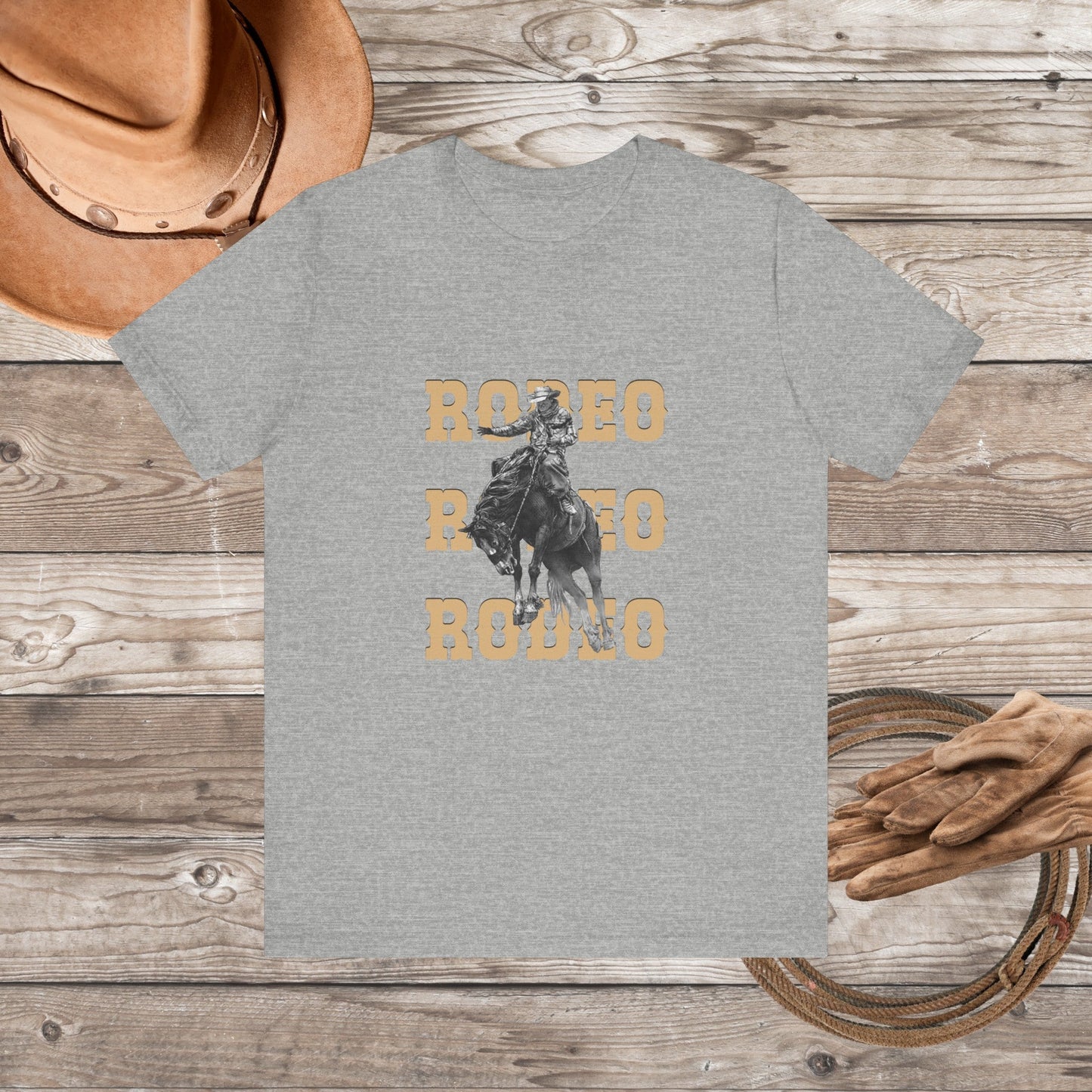 Vintage Rodeo Bronc Rider Shirt, Western Cowboy Shirt, Wild West Shirt - FlooredByArt