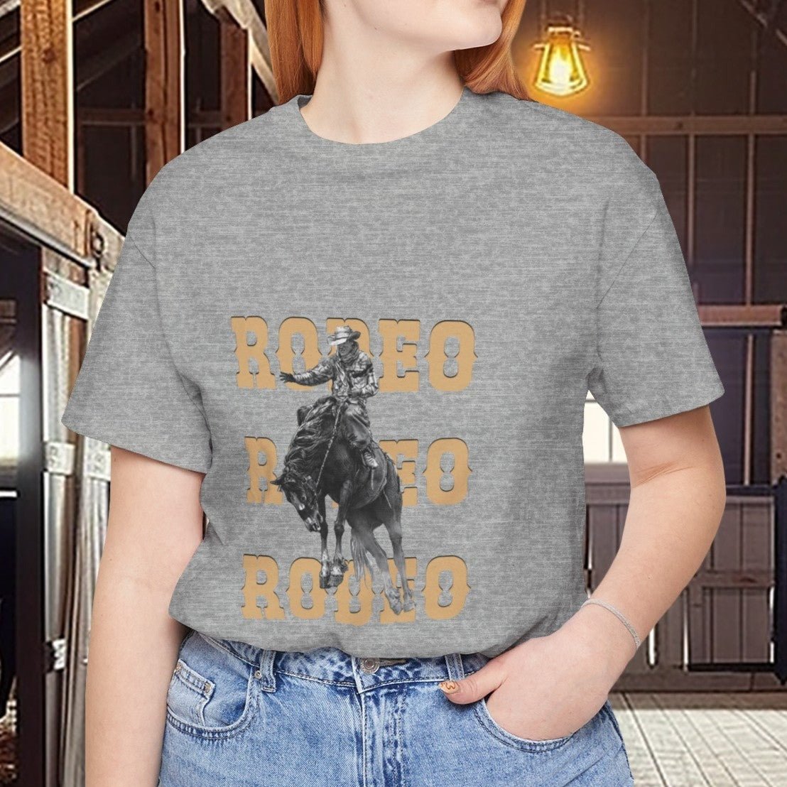 Vintage Rodeo Bronc Rider Shirt, Western Cowboy Shirt, Wild West Shirt - FlooredByArt