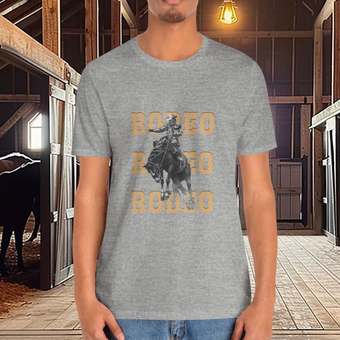 Vintage Rodeo Bronc Rider Shirt, Western Cowboy Shirt, Wild West Shirt - FlooredByArt