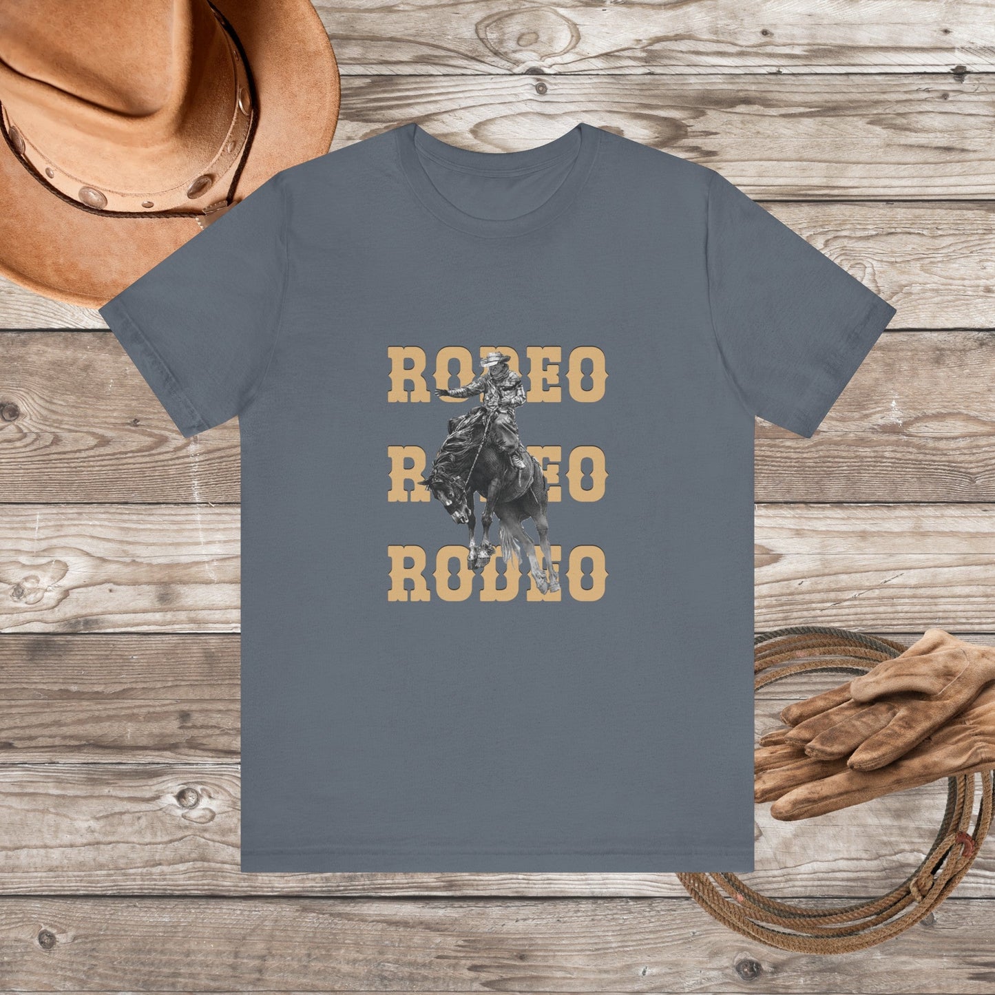 Vintage Rodeo Bronc Rider Shirt, Western Cowboy Shirt, Wild West Shirt - FlooredByArt
