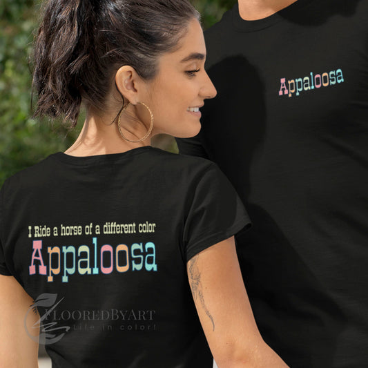 Appaloosa Horse T-shirt , Horse tee, County Western Shirt - FlooredByArt