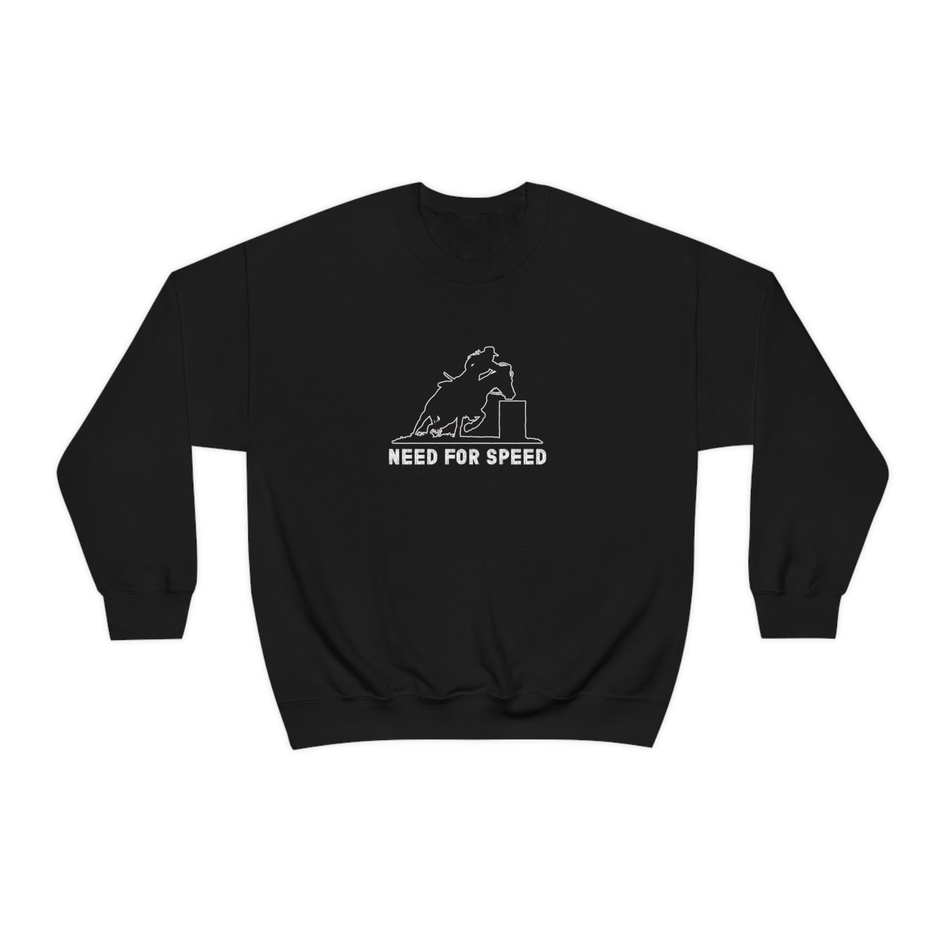 Barrell Racing Sweatshirt, "Need For Speed" t-shirt, USA Rodeo Sweatshirt,Barrel Racing Rodeo - FlooredByArt