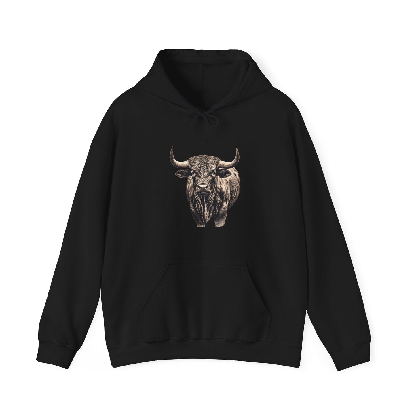 Bull Cow Shirt Hoodie, Vintage Western Wear, Farm Animal Shirt, Bull Cowboy Rodeo Shirt - FlooredByArt