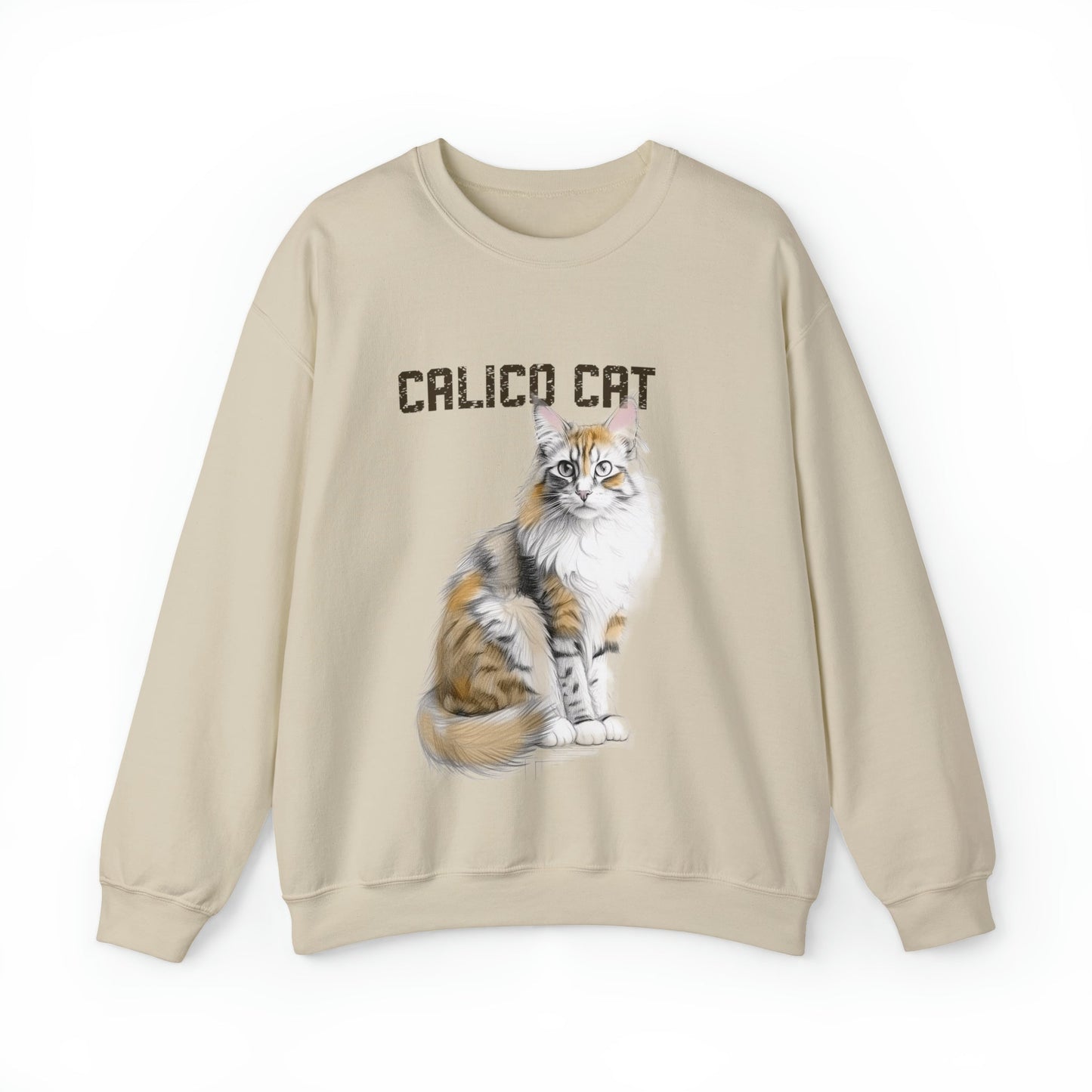 Calico Cat Mom Sweatshirt, Art Cat Shirt, Purrfect Cat Gift Sweater, Cats in Art - FlooredByArt
