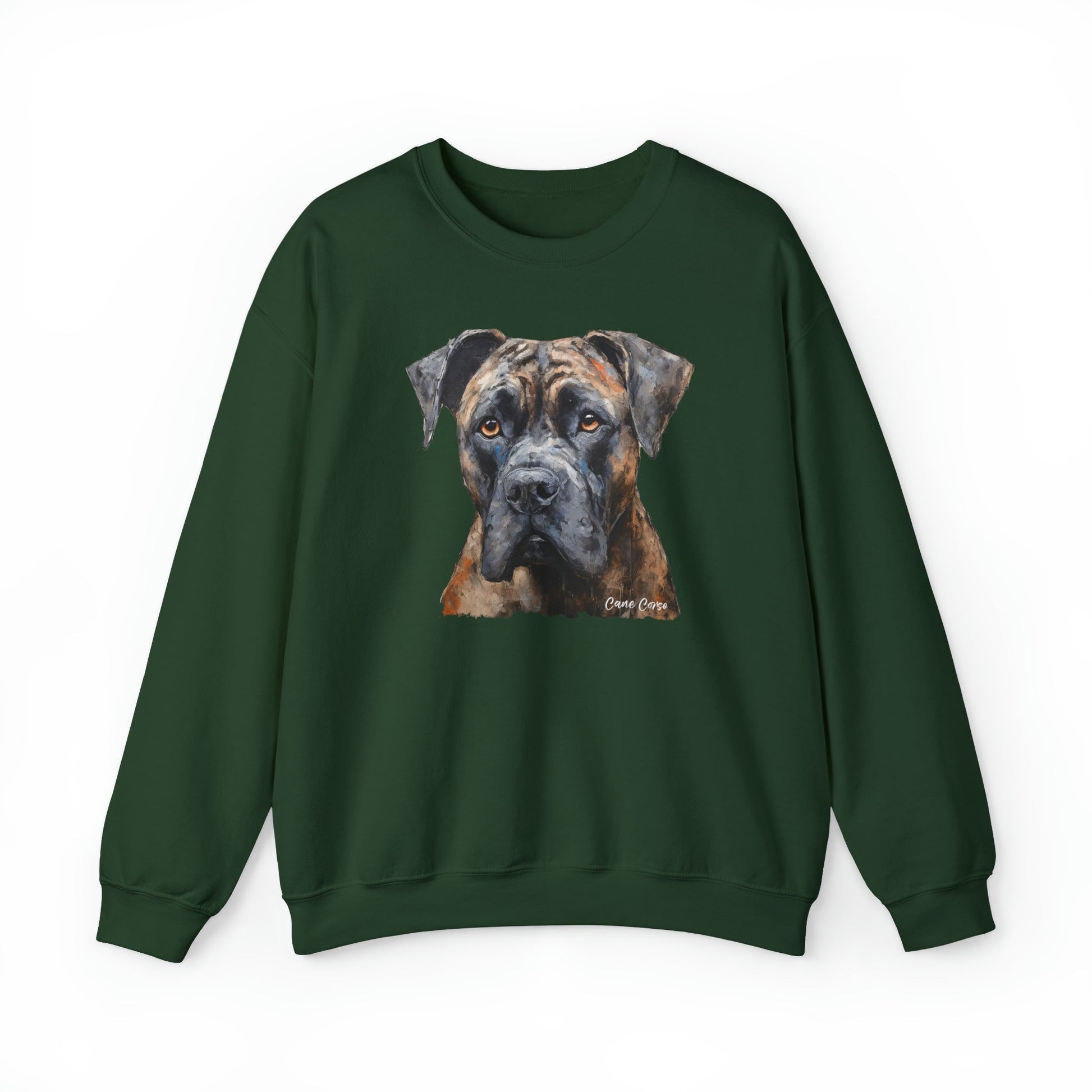 Cane Corso Art Sweatshirt or Tee, Mastiff Dog Dad, Cane Corso Mom Shirt - FlooredByArt