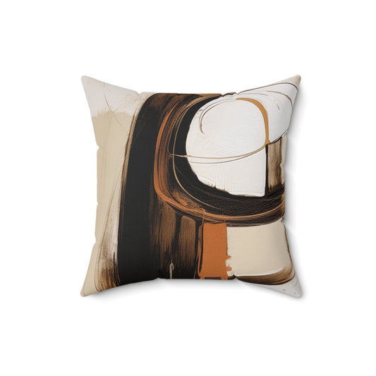 Contemporary Art Pillow - Has Matching Blanket - Minimalist Contemporary Decor Print - FlooredByArt