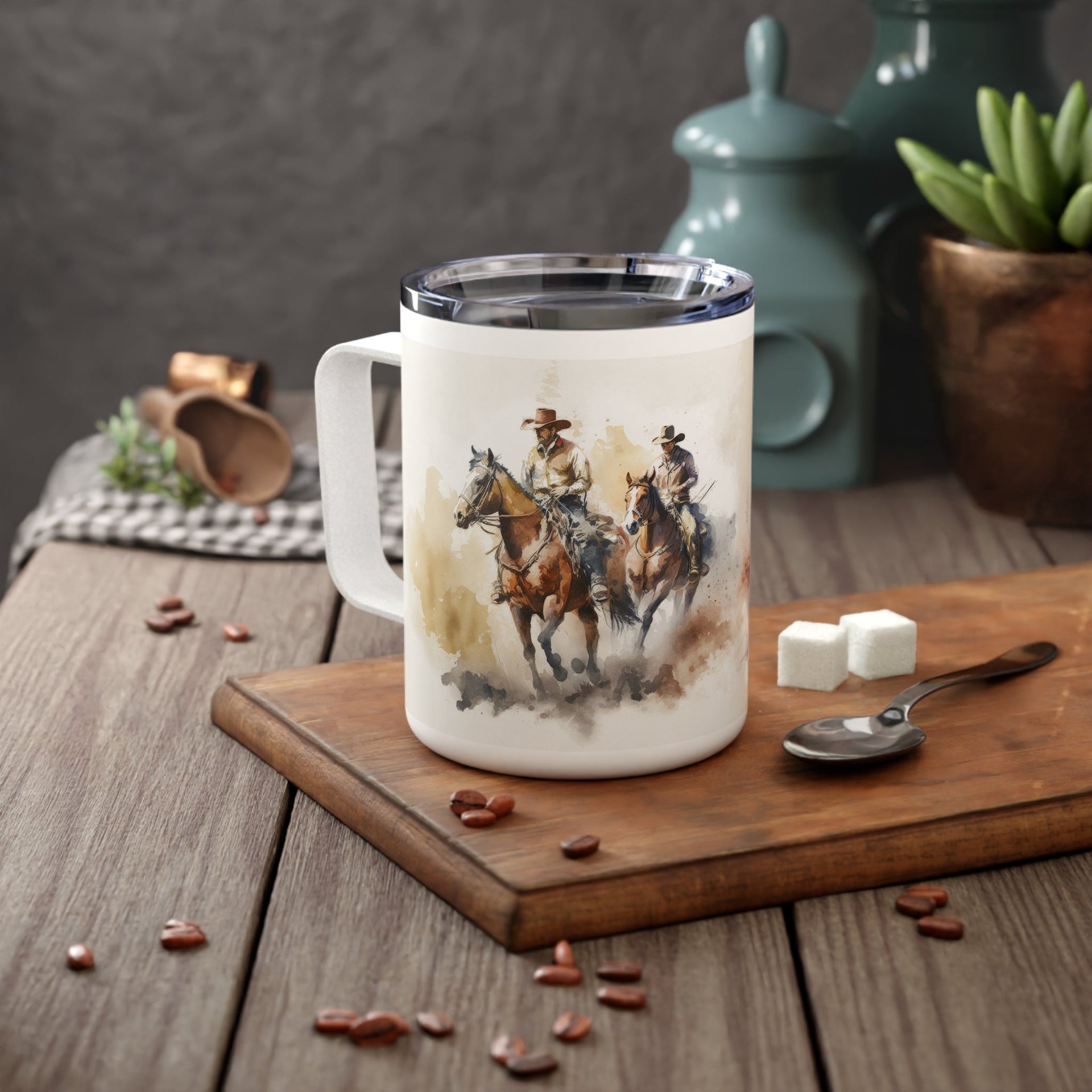 Smokin' Hot Cowboys* Enamel Mug – Terra Equine
