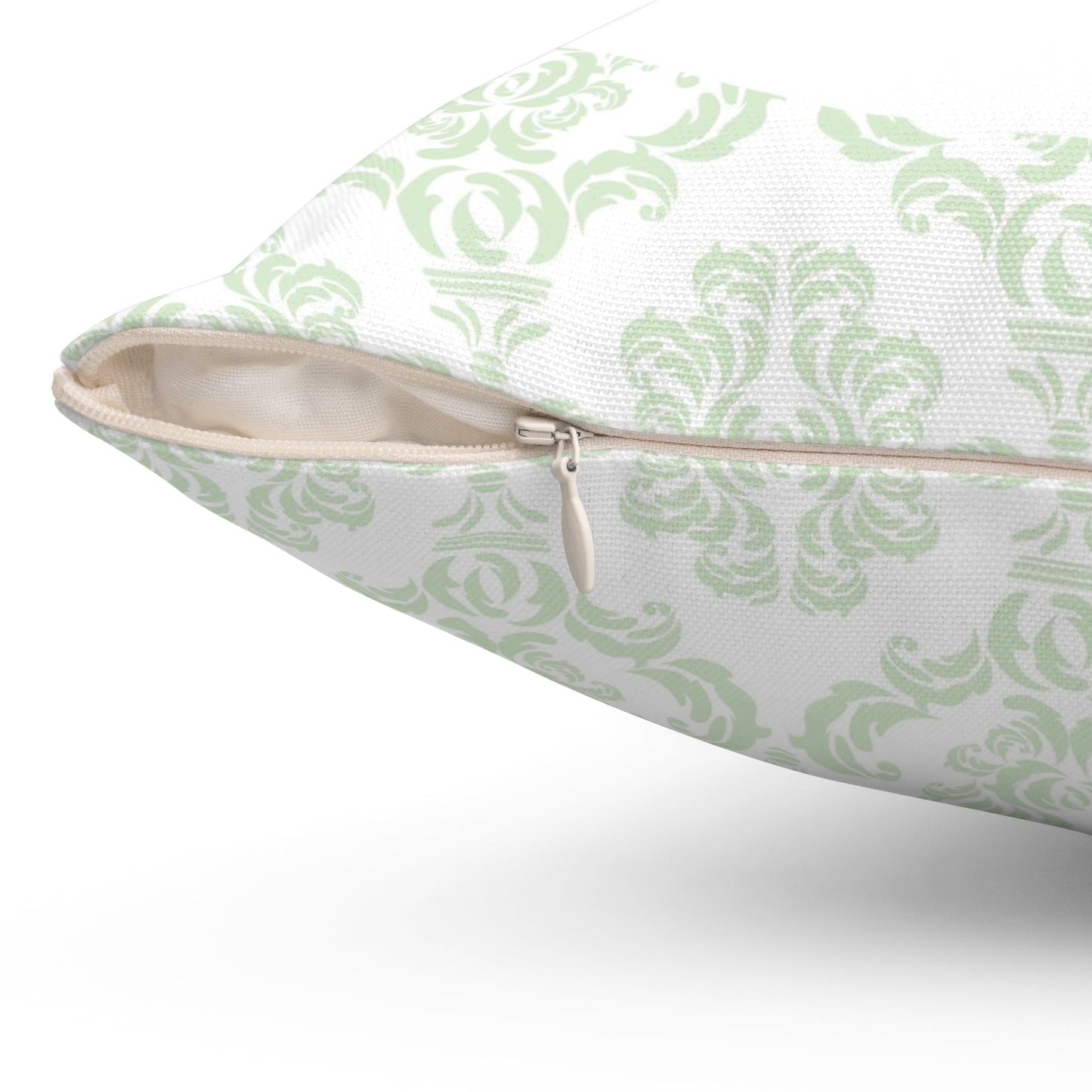 Cute Garden Mouse Pillow #2, Throw Pillow, Elegant Clean Lines, Fresh Green Pillow - FlooredByArt