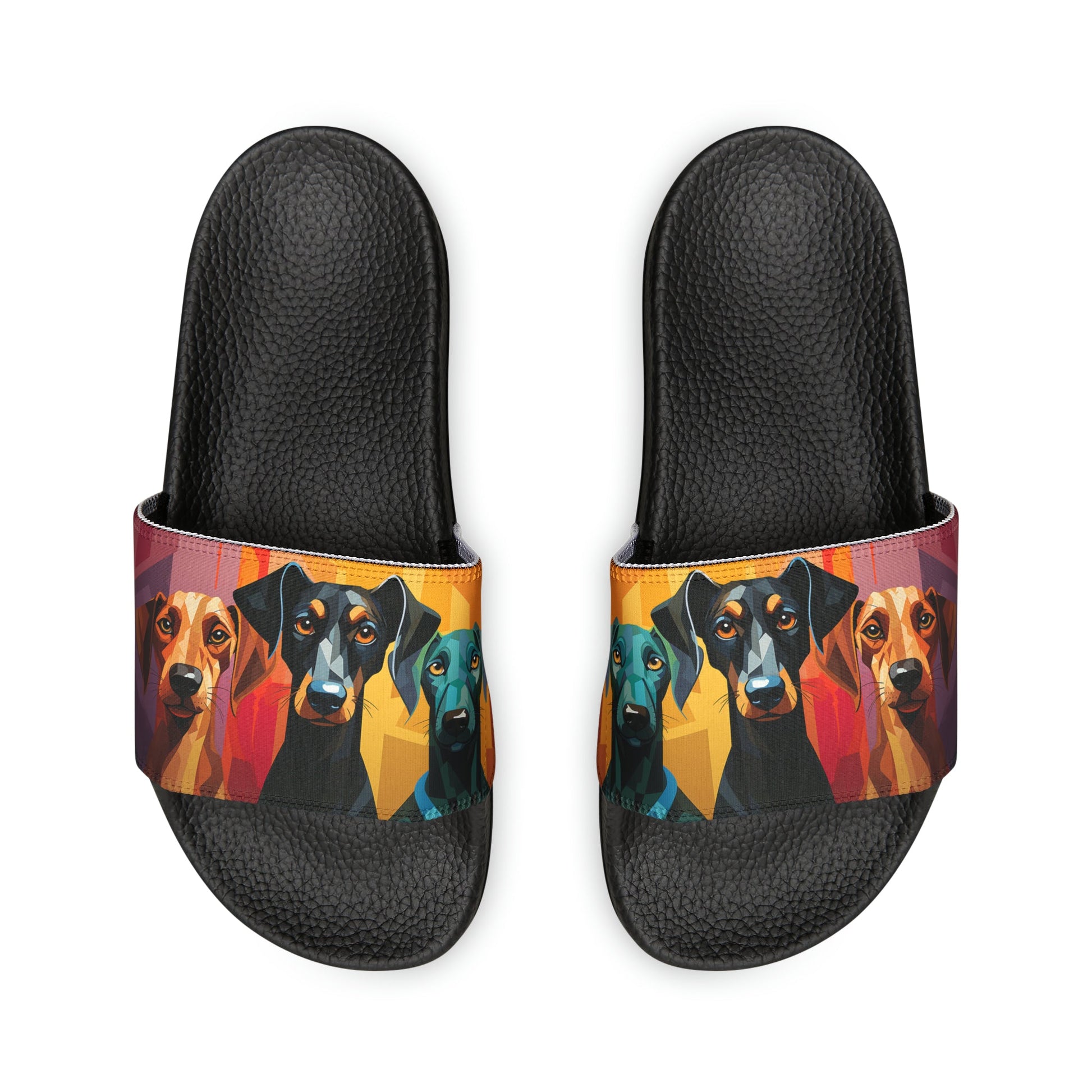 Dog Slide Sandals, Trendy Artistic Elegant Dog Shoes - FlooredByArt