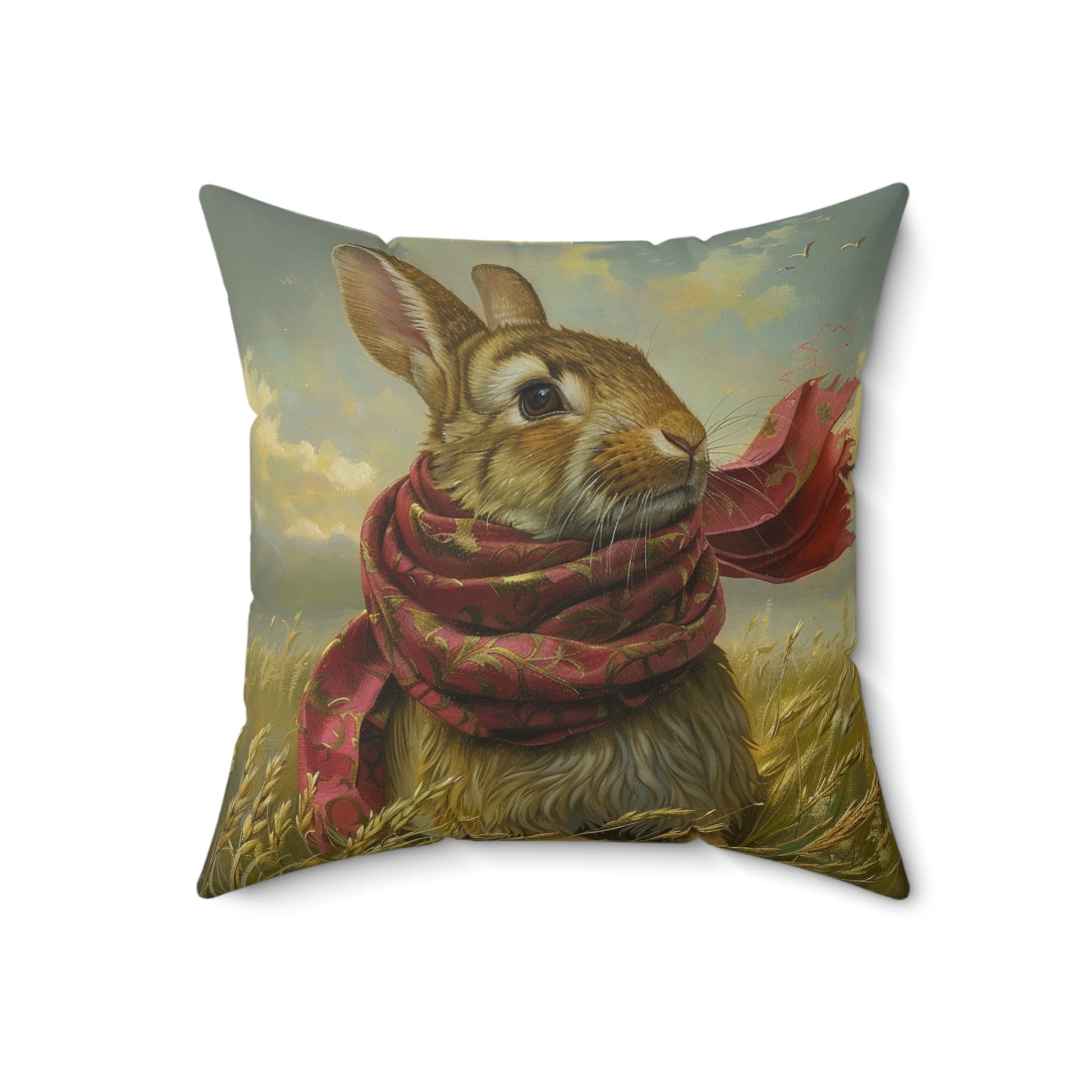Enchanting Rabbit in Wildflowers - Whimsical, Magical, and Beautiful Home Decor - FlooredByArt