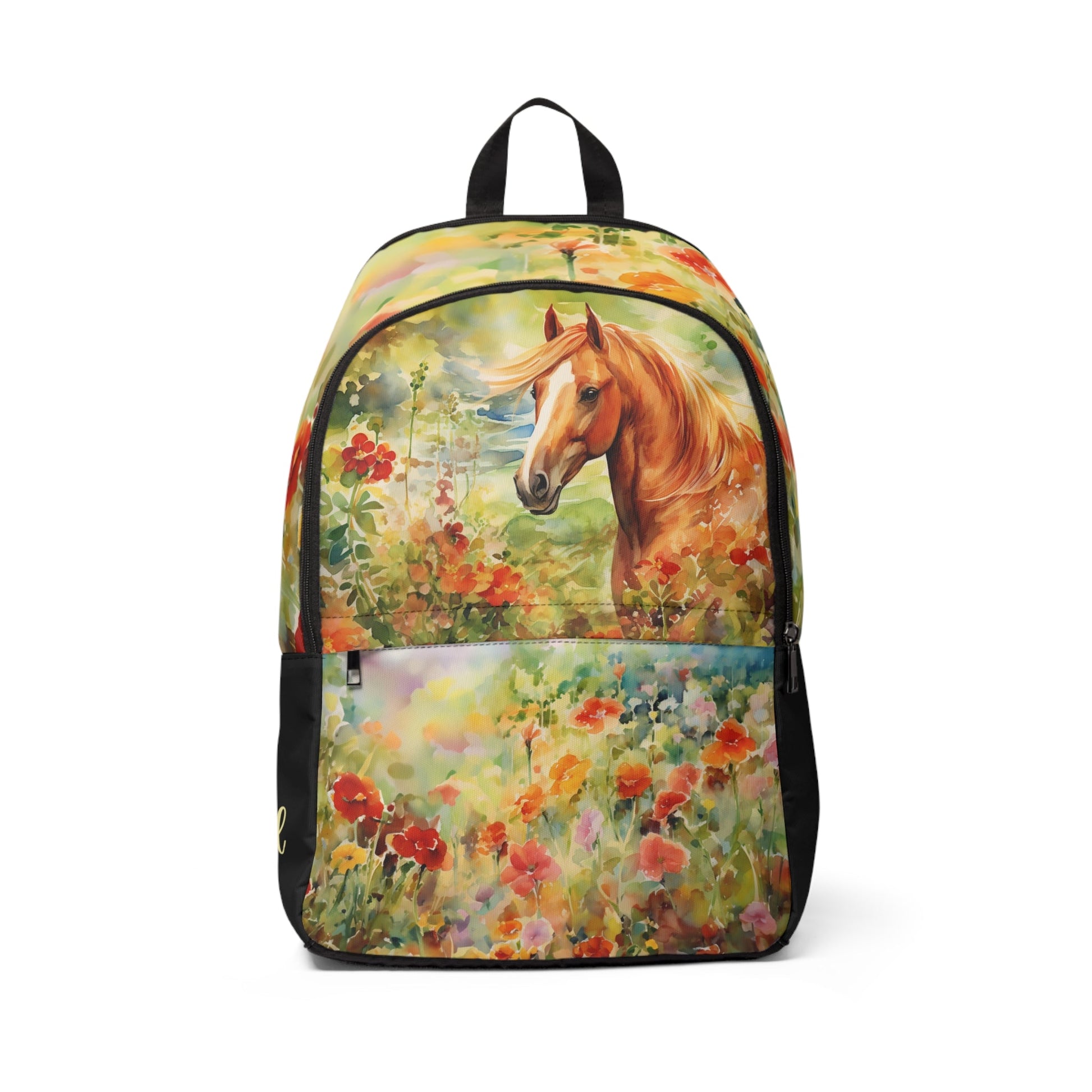 Fashionable Horse BackPack for Girls and Ladies, Perfect School or College Pack, Pony Sachel - FlooredByArt