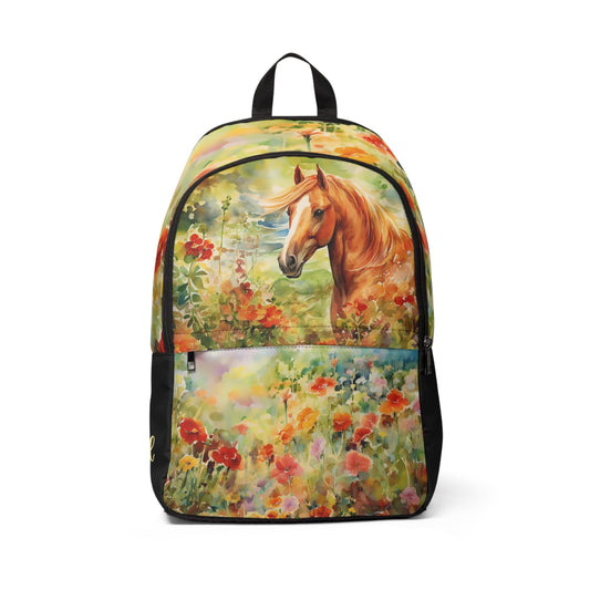 Fashionable Horse BackPack for Girls and Ladies, Perfect School or College Pack, Pony Sachel - FlooredByArt