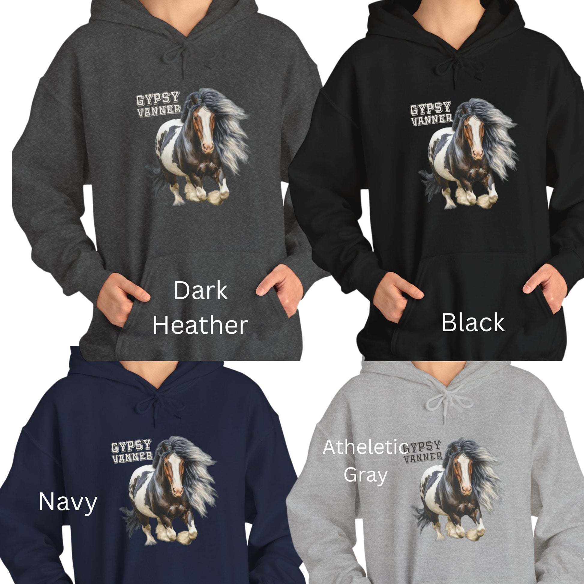 Gypsy Vanner Horse Shirt - Catch the Gypsy Spirit - Vanner Cob Horse Lover - FlooredByArt