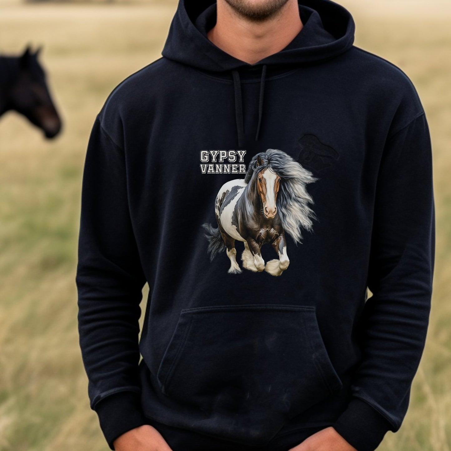 Gypsy Vanner Horse Shirt - Catch the Gypsy Spirit - Vanner Cob Horse Lover - FlooredByArt
