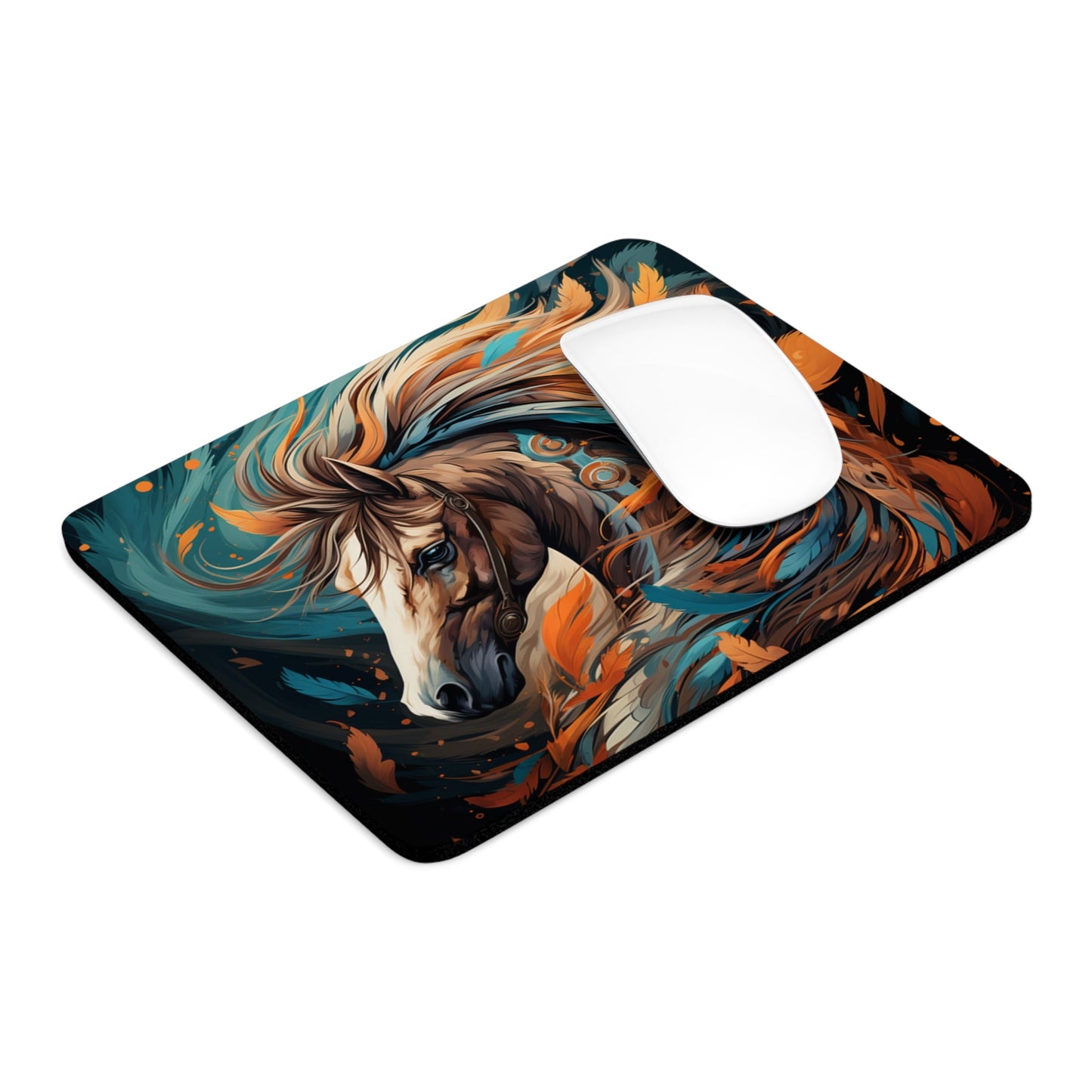 Horse Mouse Pad, Fantasy Dream Horse Art for Decor - FlooredByArt