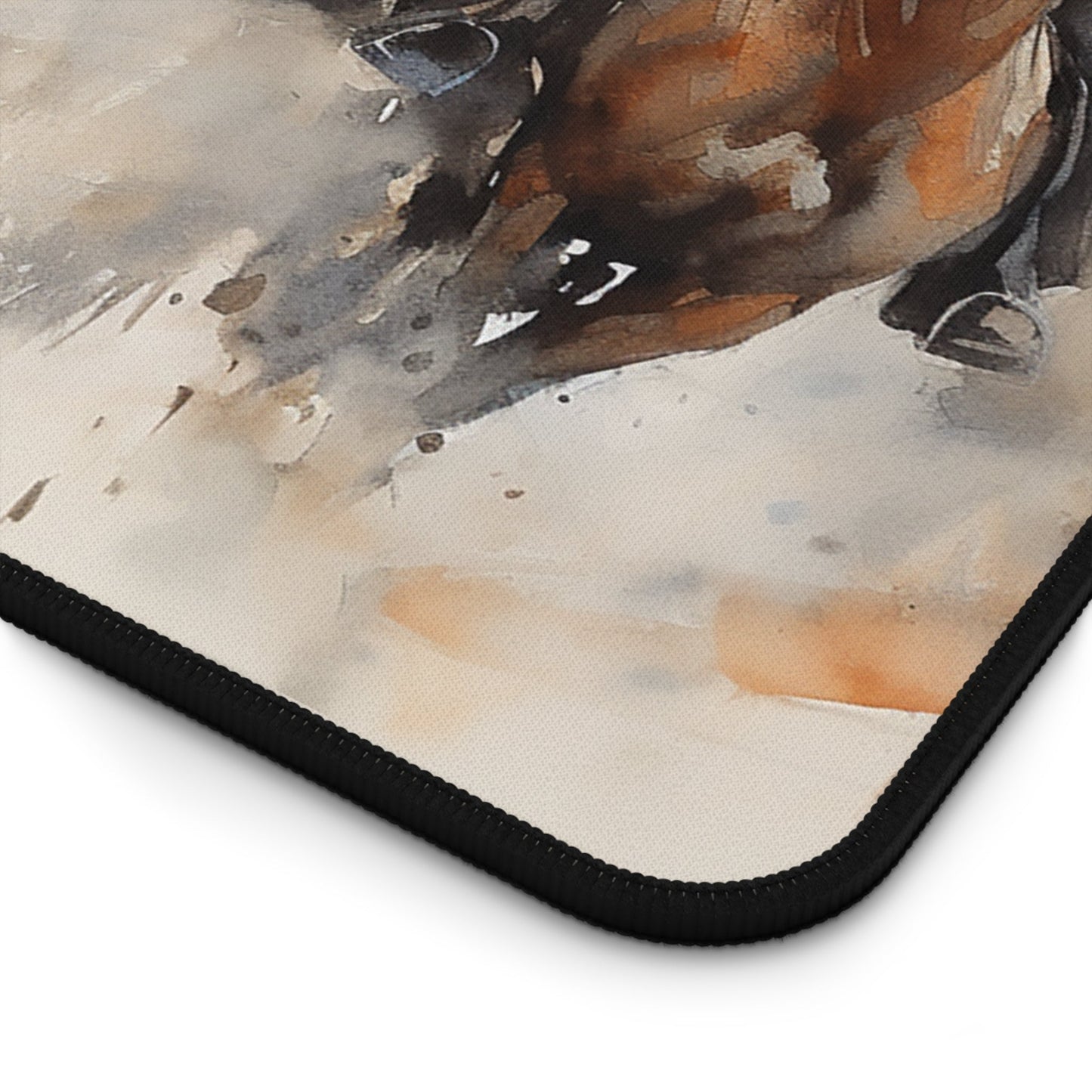 Horse Prayer MousePad / Desk Mat, Prayer for a Horse in a Beautiful Watercoloer XL Desk Mat - Love of Horses, Perfect Gift for Horse Person - FlooredByArt