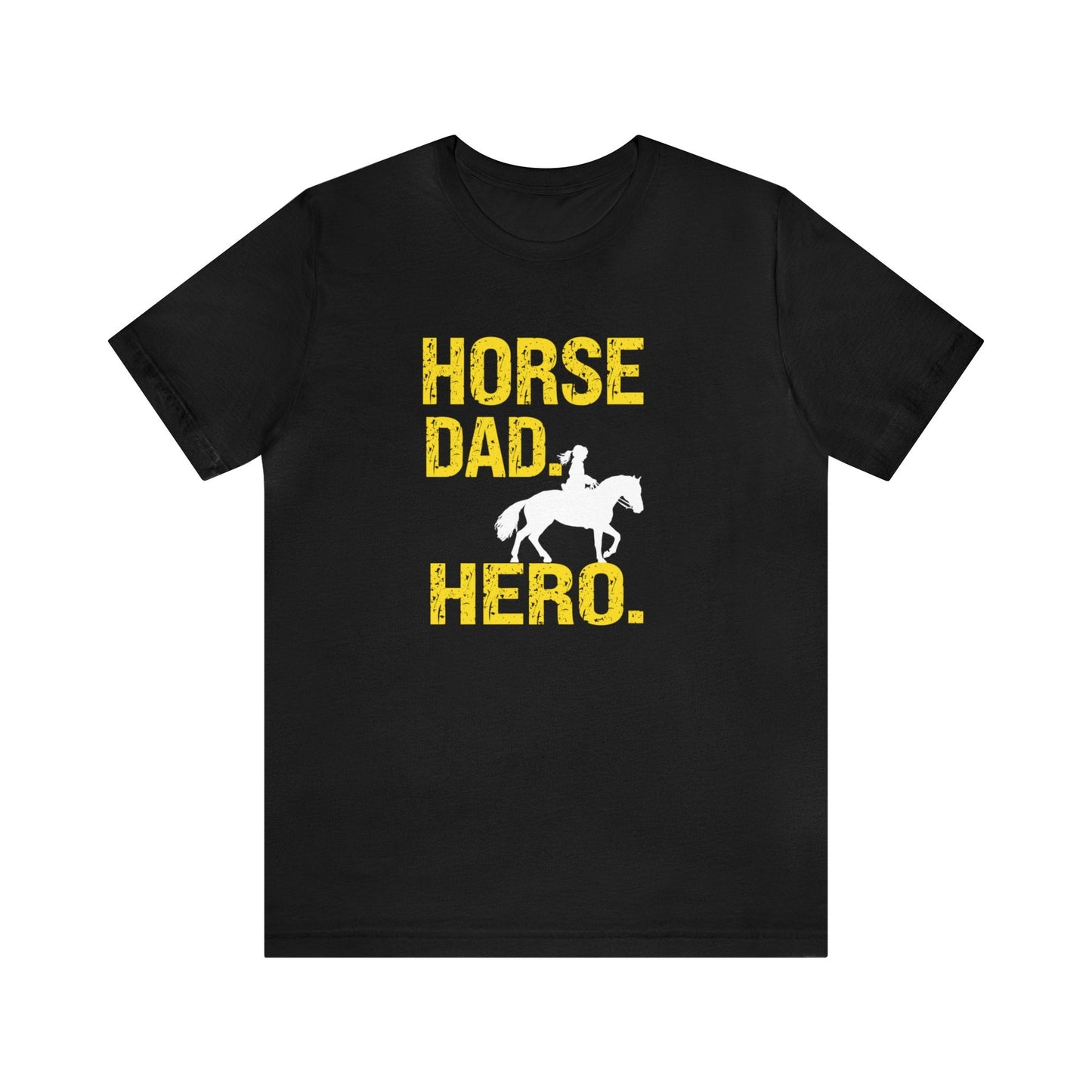 Horse T-shirt for Dad, Dad Horse Hero Shirt, Horse Lover Gift for Dad - FlooredByArt