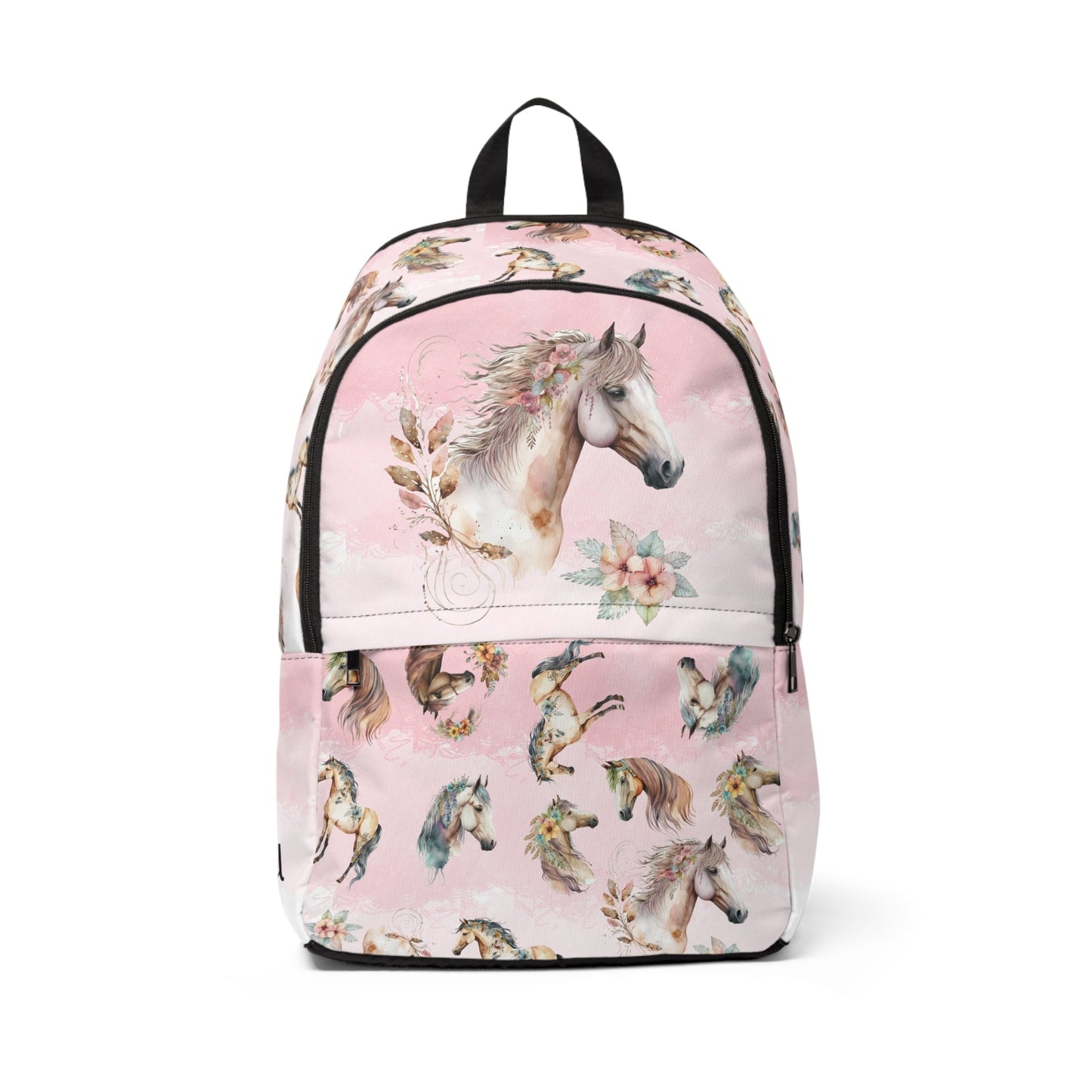 Personalized Dream Horse Backpack, Ladies Bookbag, School College Pack - FlooredByArt
