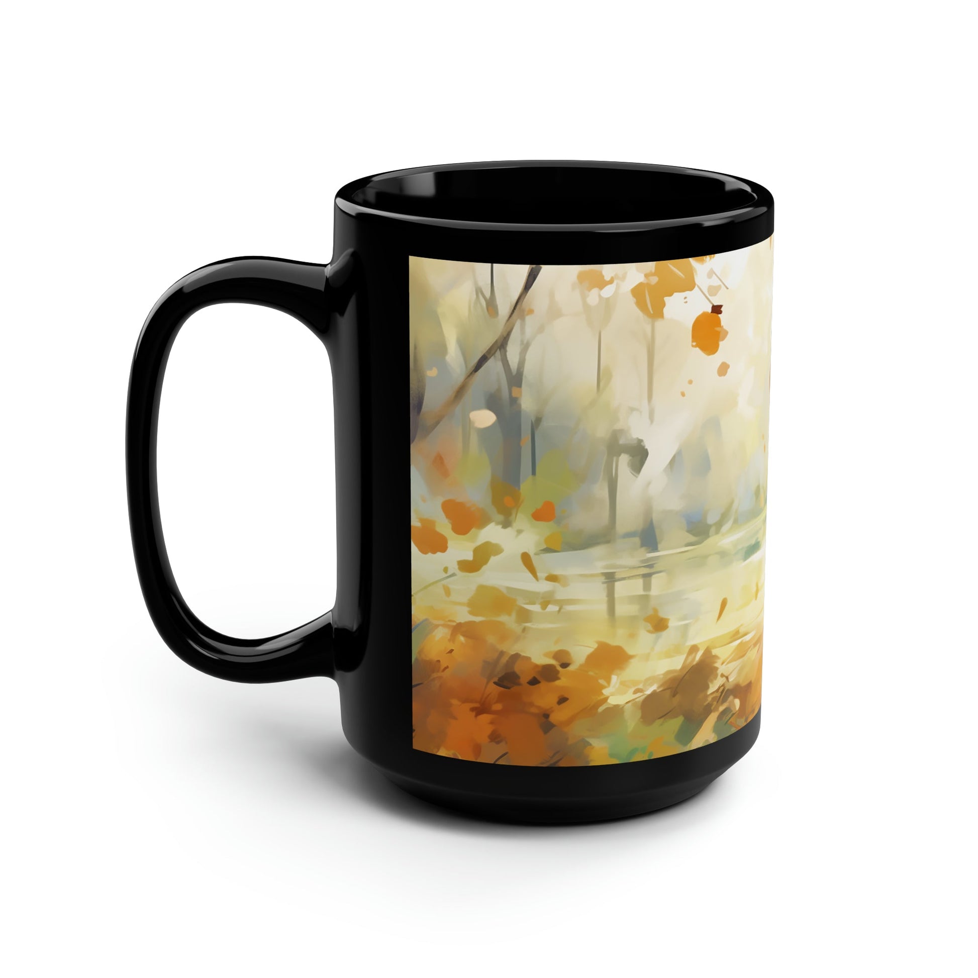 Personalized Golden Retriever Mug, Watercolor Painting on 15 oz mug - FlooredByArt