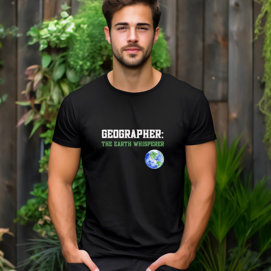 Professional Geographer T-shirt Gift, Hiking Lover, Earth Science Gift - FlooredByArt
