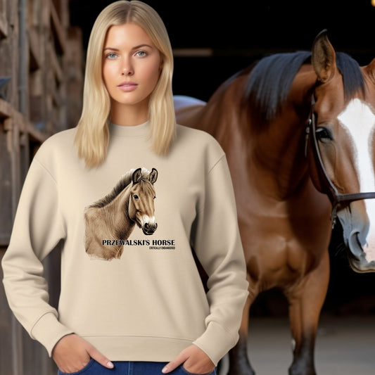 Przewalski Horse T-shirt: Endangered Mongolian Wild Horse Tee, Artistic Illustration - FlooredByArt