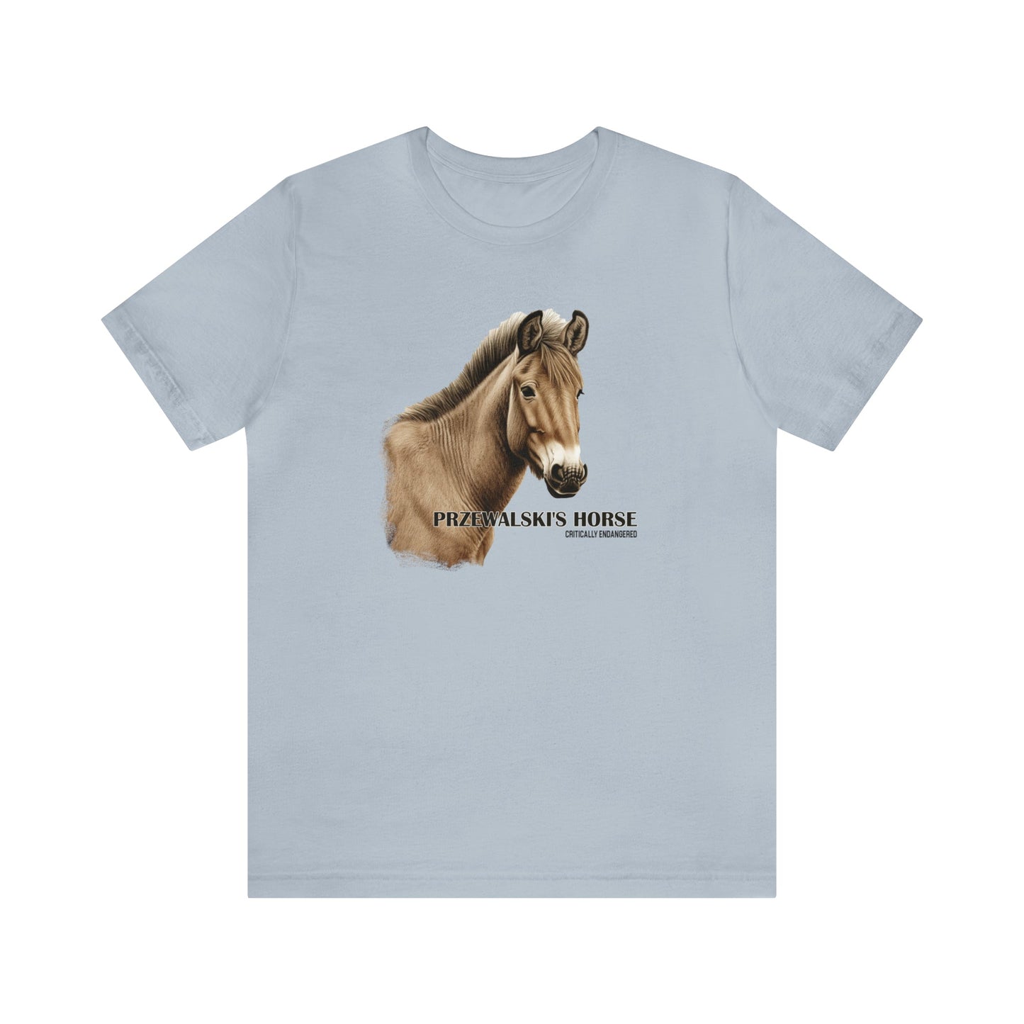 Przewalski Horse T-shirt: Endangeres Wild Horse Tee, Preservation Shirt - FlooredByArt