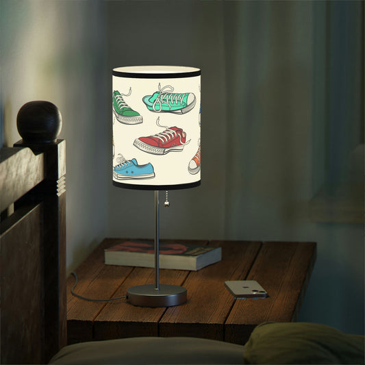Sneakers Accent Lamp, Sneakers Table Lamp is Perfect For The Sports Enthusiast - FlooredByArt
