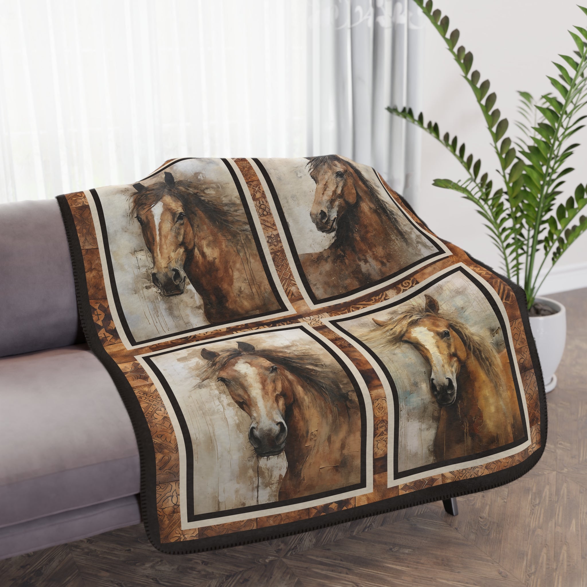 Western pattern deals blanket